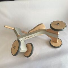 【HOPPL ホップル】ファーストウッドバイク 子供用自転車 グレーの画像