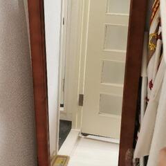 木製ミラーの画像