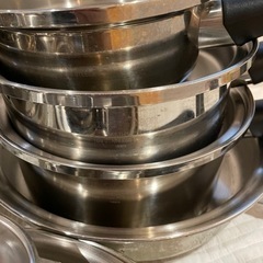 ⭐️半額以下！⭐️ Amway クィーン　鍋　フライパン　蒸し器 半額以下！！ アムウェイ Amway クィーン 鍋 フライパン 蒸し器