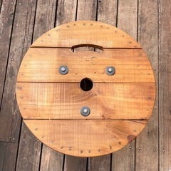 電線ドラム、ガーデニングテーブル(オーダーメイド)の画像