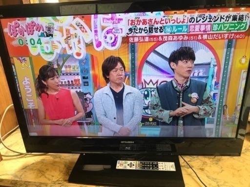 三菱40型液晶テレビ  不具合あり