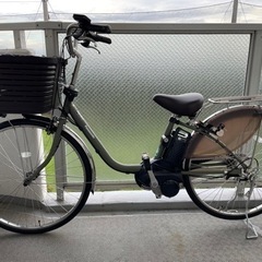パナソニック 電動アシスト自転車 ビビ・DX マットオリーブ 美品