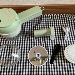 電動スライサー、みじん切りです(説明書付き)