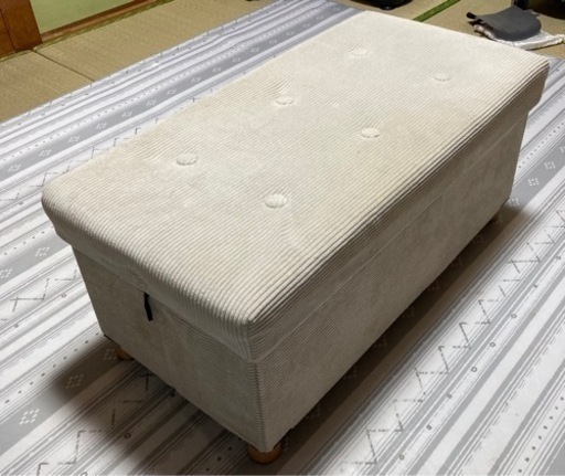 座れる収納ボックス値下げ
