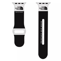 Apple Watch シリコンバンド　ノースフェイス　ブラック