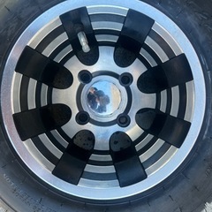 【美品】ジャイロ系ホイール&タイヤ＆スペーサー　セット　の画像