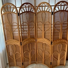 籐家具　パーテション