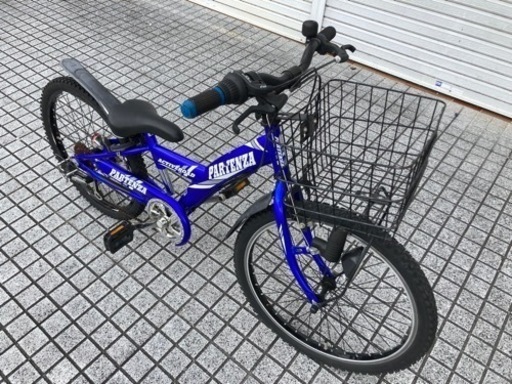 【22インチジュニアマウンテン】6段変速付　前後タイヤほぼ新品❗️カゴ、泥除け付　若林自転車　唐崎店　SALE中❗️