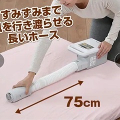 アイリスオーヤマ　ふとん乾燥機　カラリエクイック　ホワイト　FK-JN1SH-Wの画像