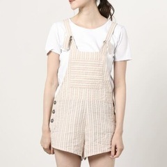 新品未使用　RHYTHM ジャンプスーツ ISLANDER JUMPSUIT サンドベージュの画像