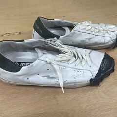 ゴールデングース | SUPER STAR　ダメージ加工スニーカーの画像