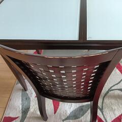 ダイニングテーブルセット 差し上げます。の画像