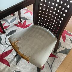 ダイニングテーブルセット 差し上げます。の画像