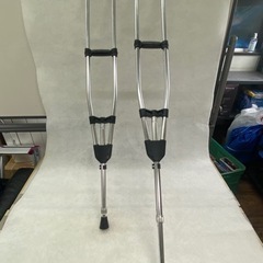 値引 松葉杖(アルミ)(中古)状態(良好)