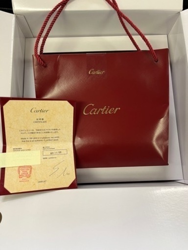 カルティエ　ピアス　イヤリング　ダイヤ　ダイヤモンド　ピンクゴールド　Cartier
