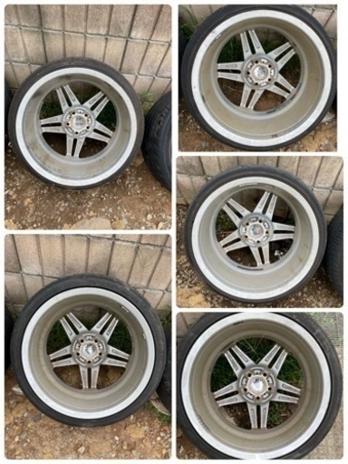 KYOWA 19インチ 8.5J 9.5J ＋40 5本 ジャンク