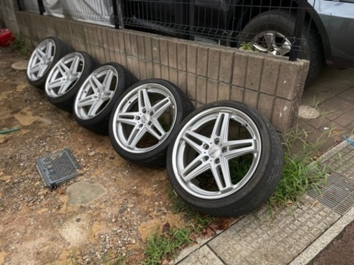 KYOWA 19インチ 8.5J 9.5J ＋40 5本 ジャンク