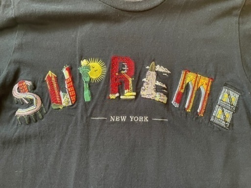 Supreme City Arc Tee M Navy 19SS シュプリーム Tシャツ