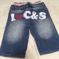 ジーンズ　デニム　ダメージ加工の画像