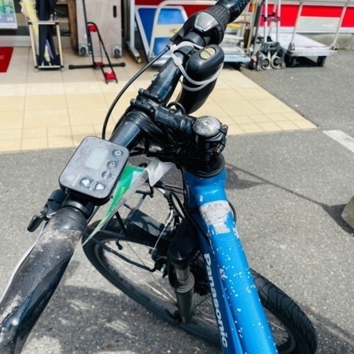 ★596　『状態込みのため大幅値下げ！！』Panasonic パナソニック 電動アシスト自転車 青　 【リサイクルマート鹿児島宇宿店】