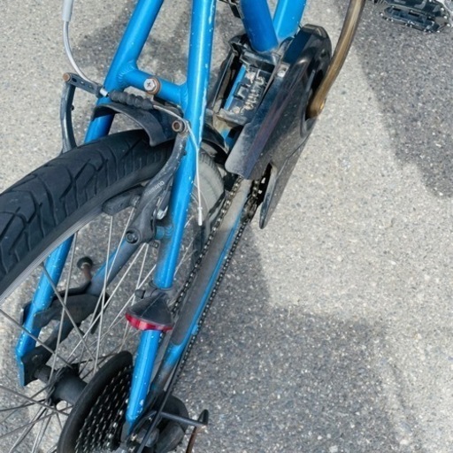 ★596　『状態込みのため大幅値下げ！！』Panasonic パナソニック 電動アシスト自転車 青　 【リサイクルマート鹿児島宇宿店】