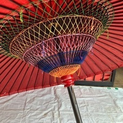 ①野点傘　ジャンク品　中古の画像