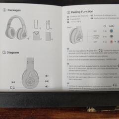 【未使用】ブルートゥース　Bluetooth　ヘッドホン　無線　テレワークにの画像
