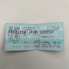 【お話中】青春18きっぷ（3回分（人））