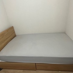 【美品】 ニトリ セミダブル ポケットコイルマットレス(EP厚さ20cm)の画像