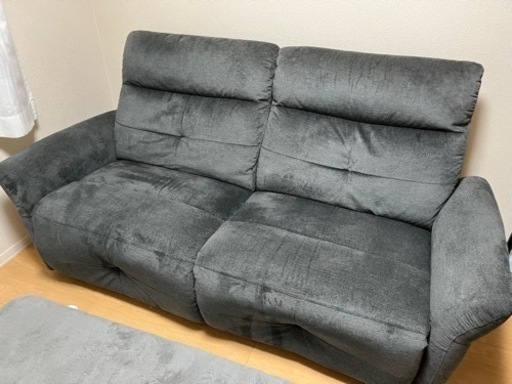 電動　リクライニング　ソファ　3人掛け