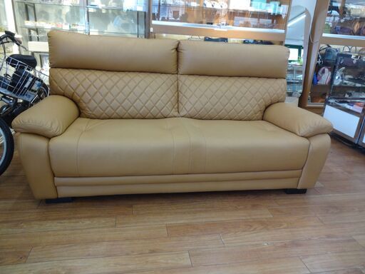 ワイド 2人掛けソファー【モノ市場東浦店】147