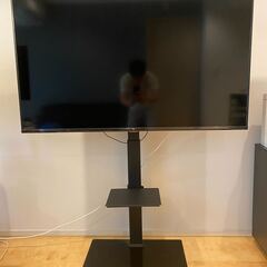 55インチの大画面テレビをスタンド付きで19,000円でお譲りし...