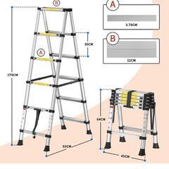 《決定しました》アルミ収縮脚立の画像