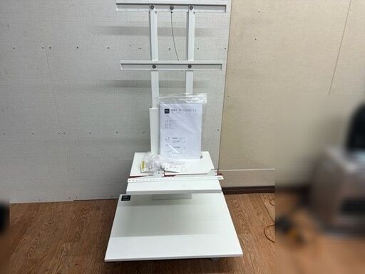 ナカムラ WALL TV STAND V2 LOW TYPE キャスター無 32~60インチ対応 D05-9 ホワイト USED品現状にて 引取のみ