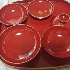 お食い初めの食器未使用の画像