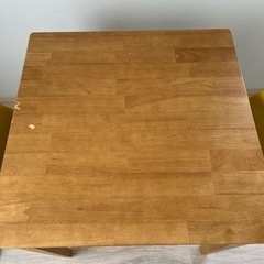 【今月処分予定】2人用ダイニングテーブル　の画像