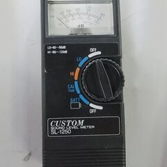 【⑩】アナログ騒音計　カスタム　SL-1250　サウンドレベルメーター　ポータブル騒音計の画像