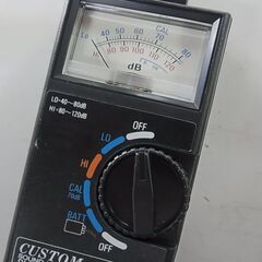 【⑩】アナログ騒音計　カスタム　SL-1250　サウンドレベルメーター　ポータブル騒音計の画像
