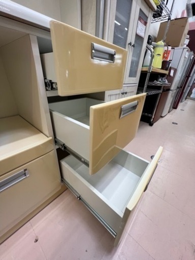 美原店　キッチンボード　ニトリ　フーガ　日焼けあり　食器棚