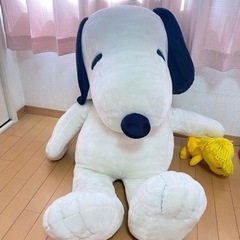 【決まりました】特大　スヌーピーぬいぐるみ