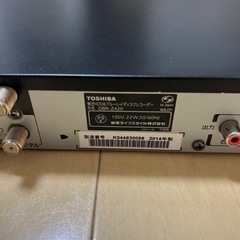 ジャンク品　　TOSHIBA REGZA ブルーレイレコーダーの画像