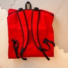 受け渡し相手が決まりました美品、未使用　カープファン限定　リュックでありレジャーシートの画像