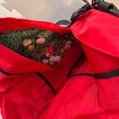 受け渡し相手が決まりました美品、未使用　カープファン限定　リュックでありレジャーシートの画像