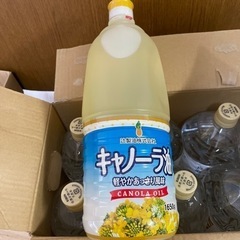 全て未開封！キリン天然水2L 6本と辻製油キャノーラ油1650g一つの画像
