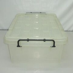 stp-1981　収納ケース　薄型　蓋つき　ベッド下　プラスチッ...