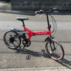 お取り引き感謝【格安】ランボルギーニロゴ・２０インチ・折りたたみ・変速あり・中古
