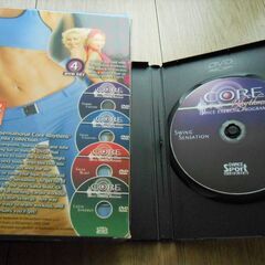ウエストのサイズダウンに効果絶大!コアリズムDVD4本セット。の画像