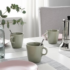 IKEA FÄRGKLAR イケア フェルグクラー マグカップ グリーンの画像