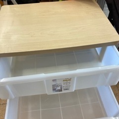 アイリスオオヤマ　3段ウッドトップチェスト　リサイクルショップ宮崎屋　佐土原店23.9.6Fの画像