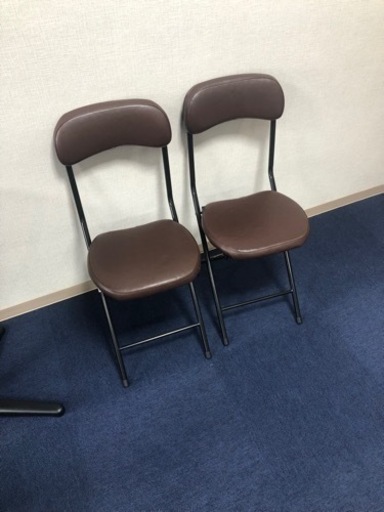 【美品】折りたたみ椅子　2脚セット